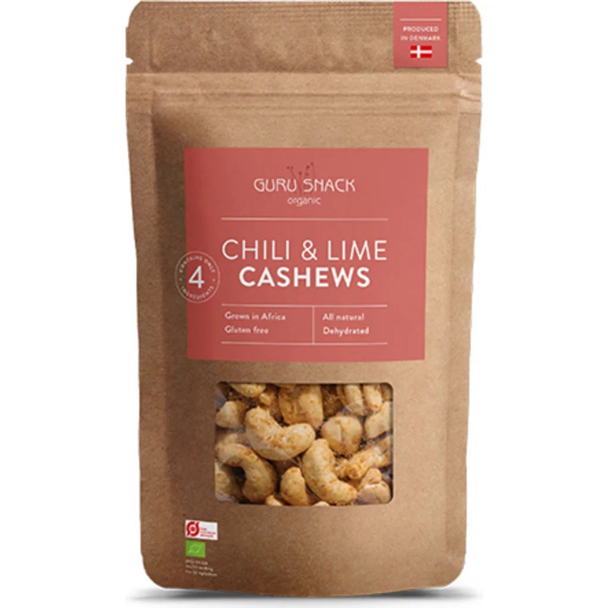 Guru Snack - Cashews Chili & Lime 100 Gram