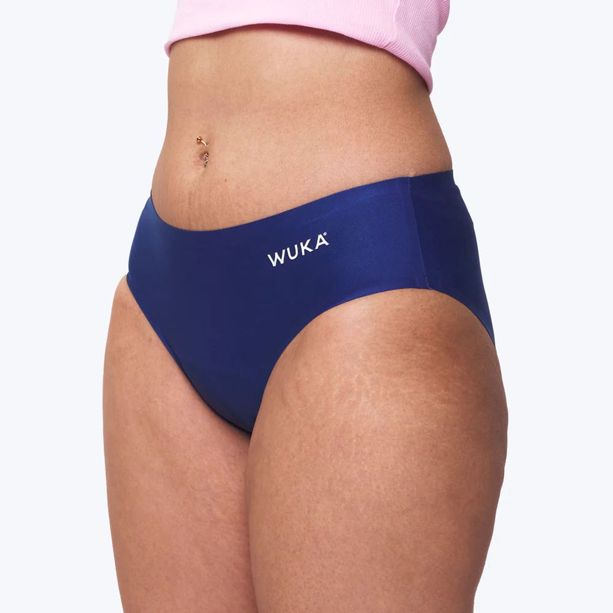 Wuka - Menstruationstrusse Teen Stretch Seamless - Heavy Flow - Blå