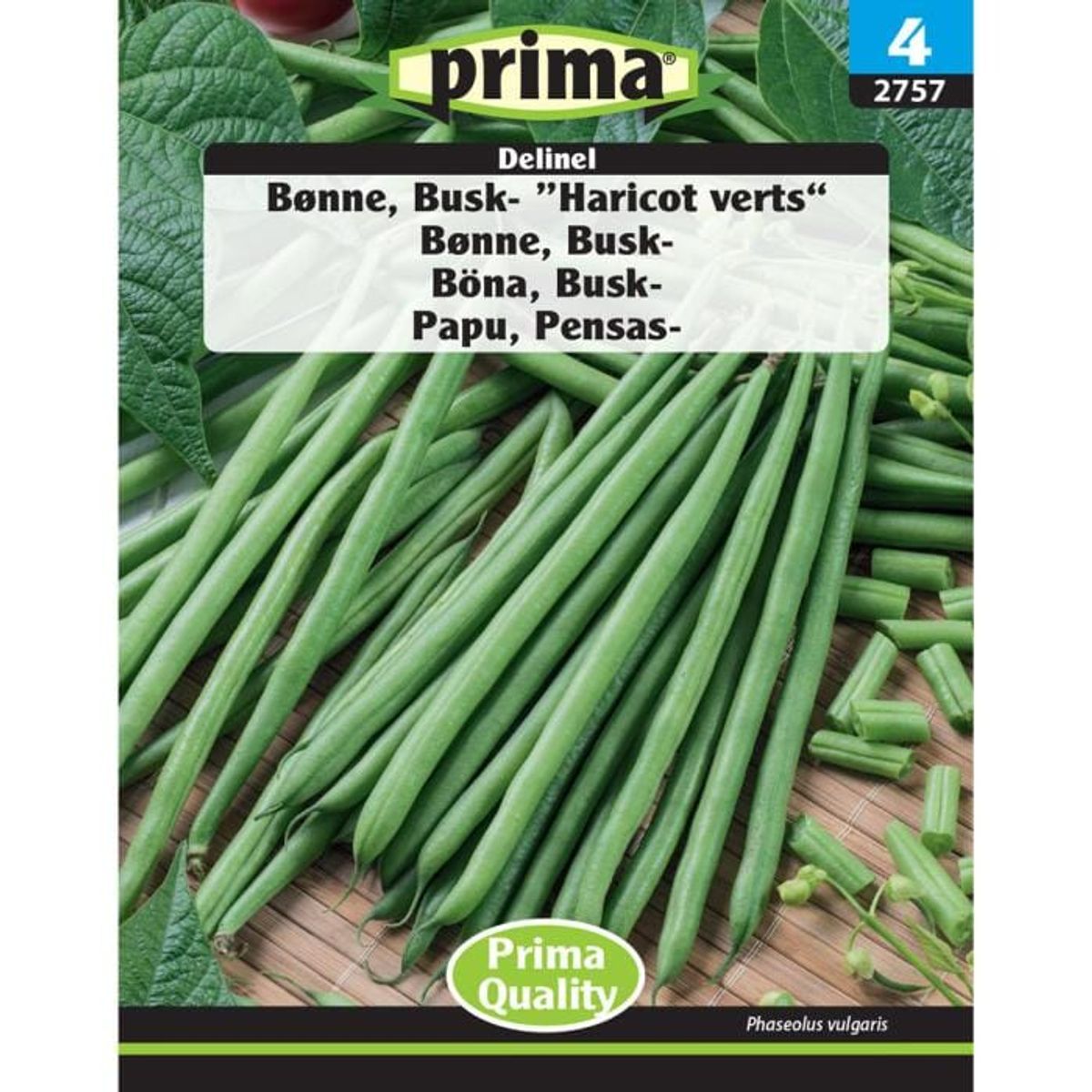 Prima - ® Frø - Bønne, Busk- Haricot Verts