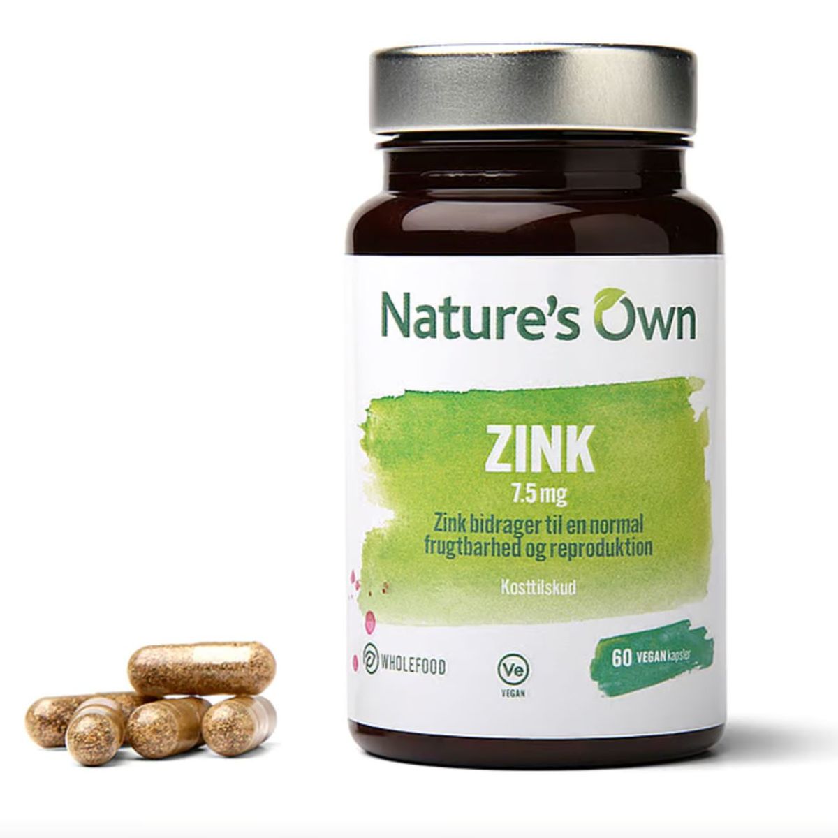 Natures Own - Nature's Own Zink 60 Kapsler