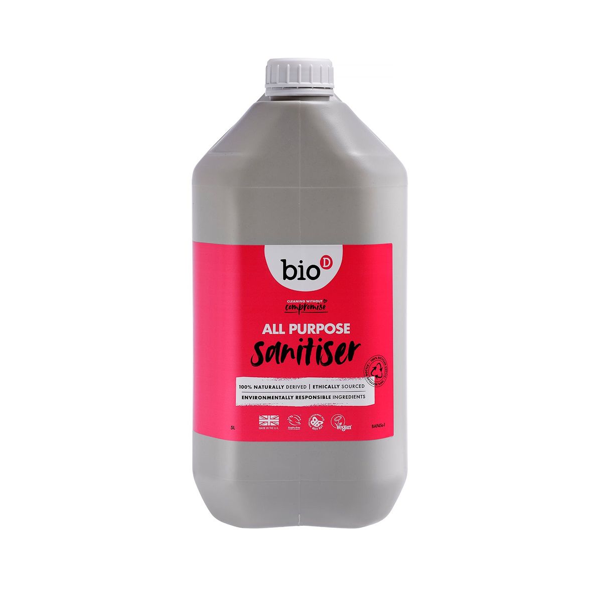 Bio-D-All-Purpose Sanitiser Og Rengøringsspray - 5 Liter