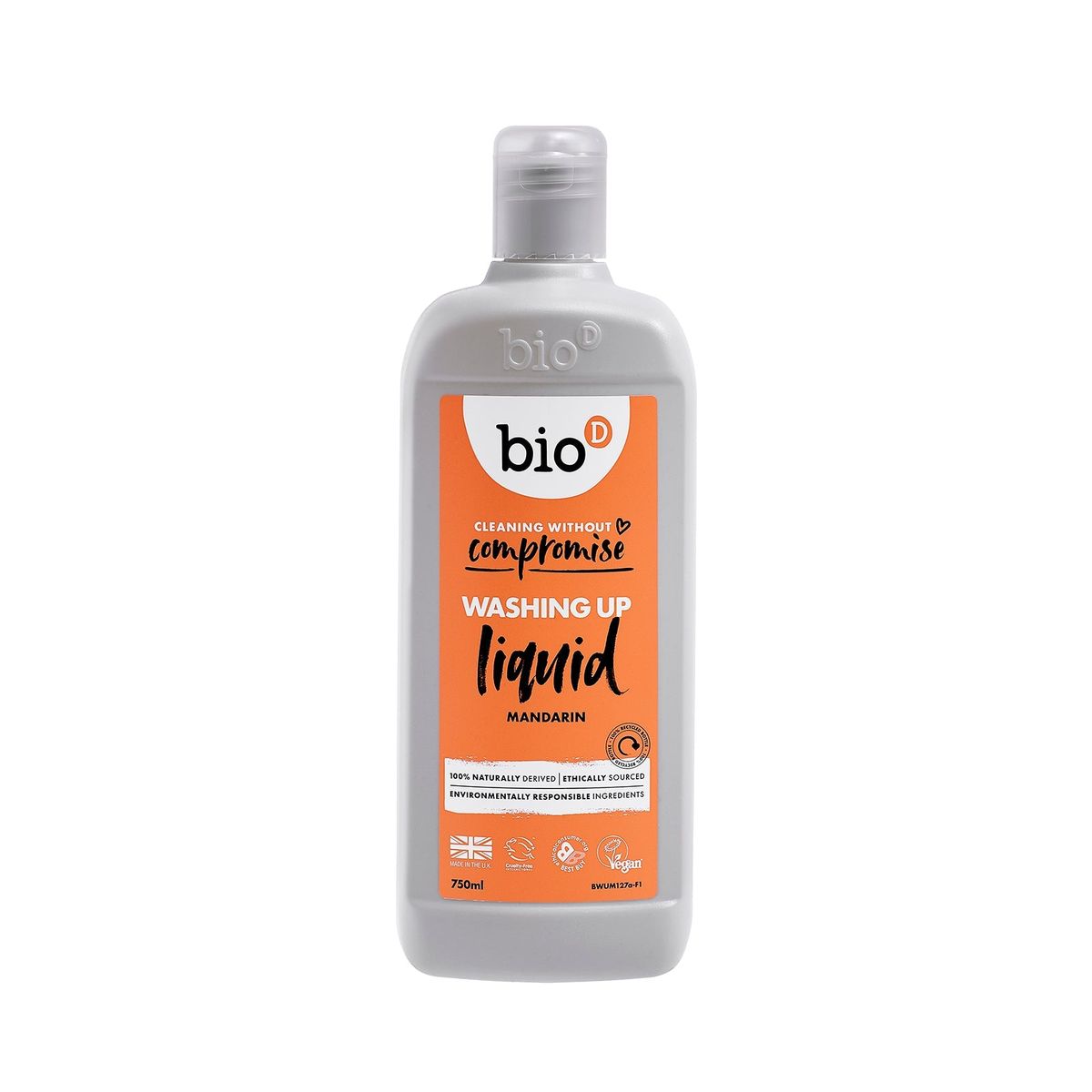 Bio-D-Flydende Opvaskemiddel - Mandarin - 750ml