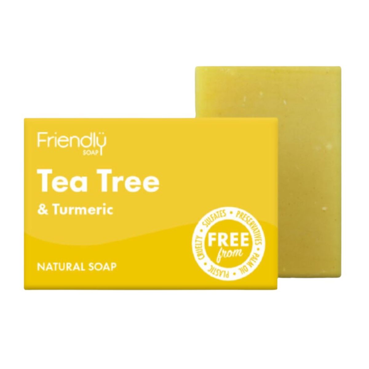 Friendly Soap - Friendly Sæbebar - Tea Tree - 95 Gram