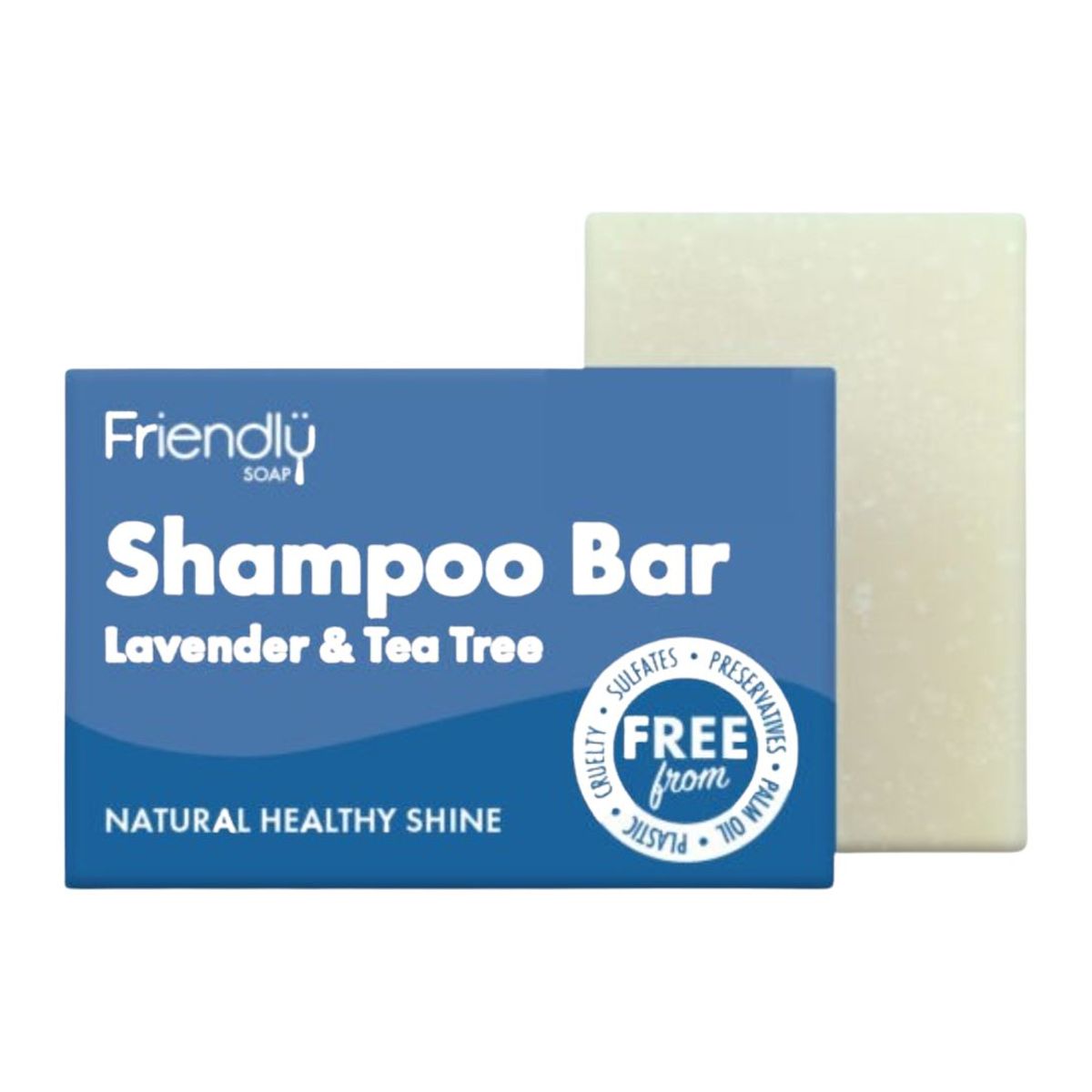 Friendly Soap - Friendly Shampoobar - Lavendel Og Tea Tree- 95 Gram