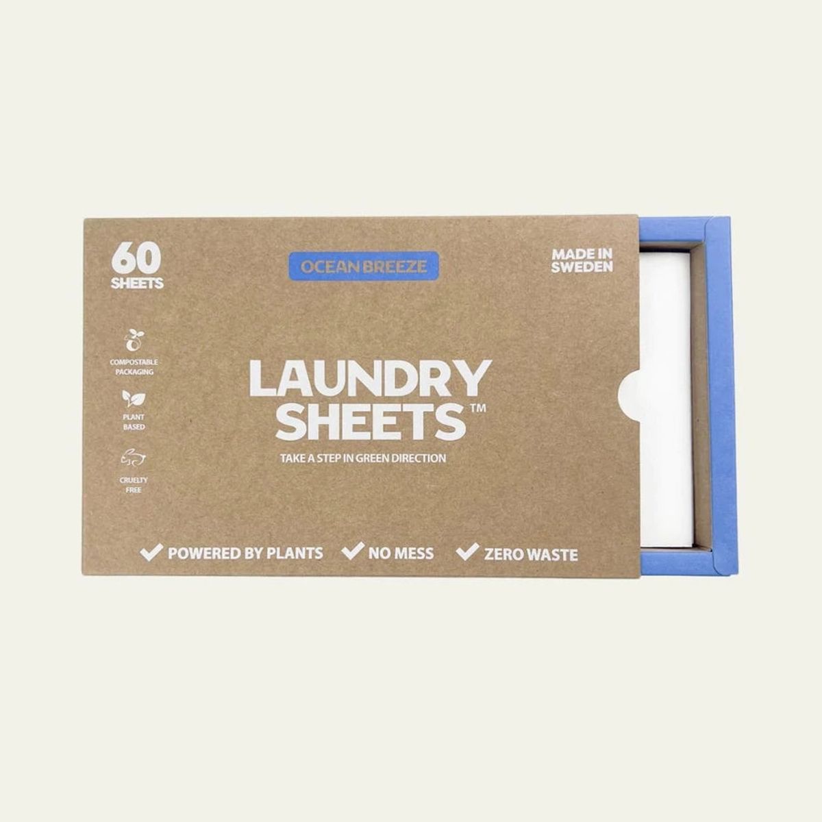 Laundry Sheets-VASKEMIDDEL I STRIPS (60 VASKE) - OCEAN BREEZE