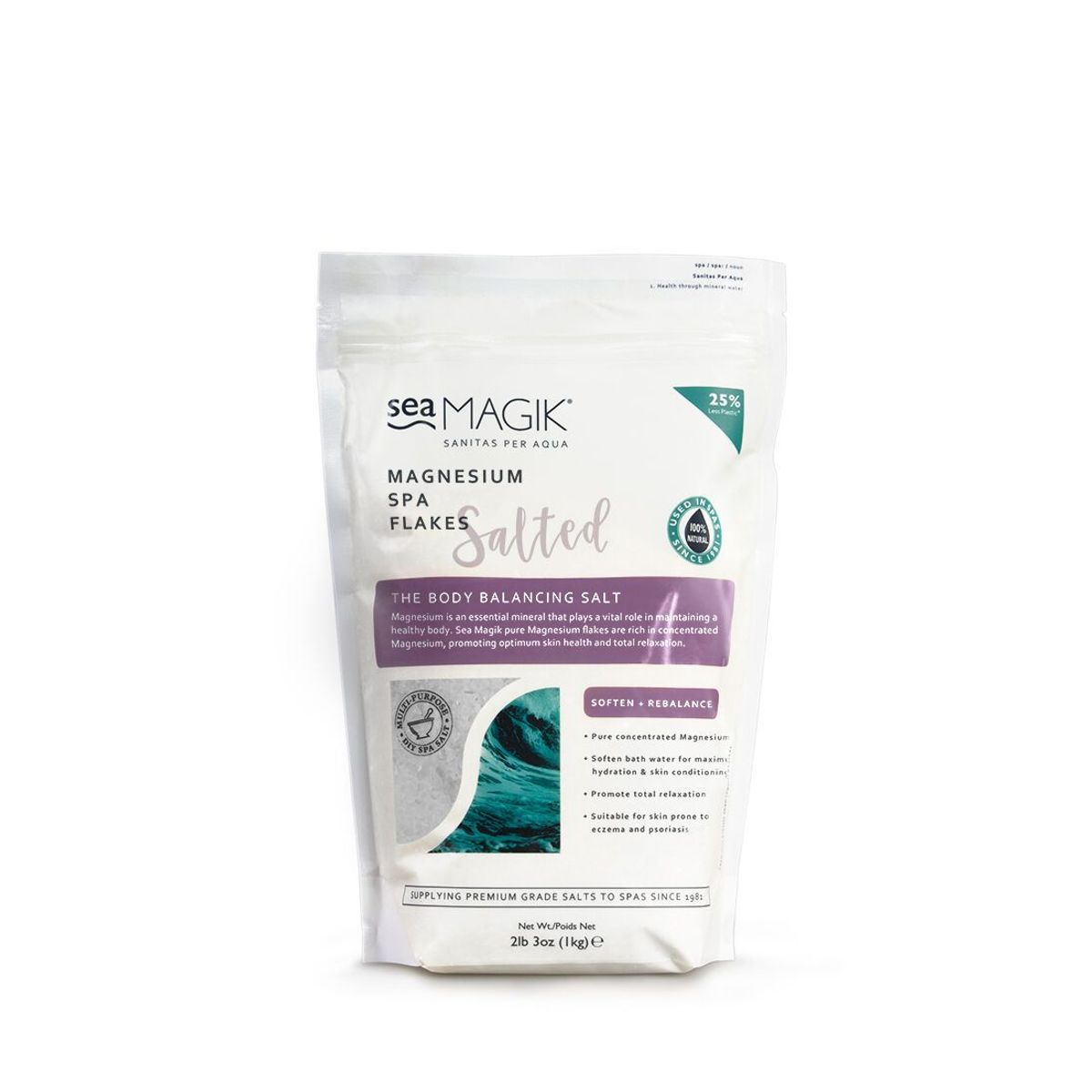 Sea Magik - Badesalt - Magnesium Spa Flakes 1kg