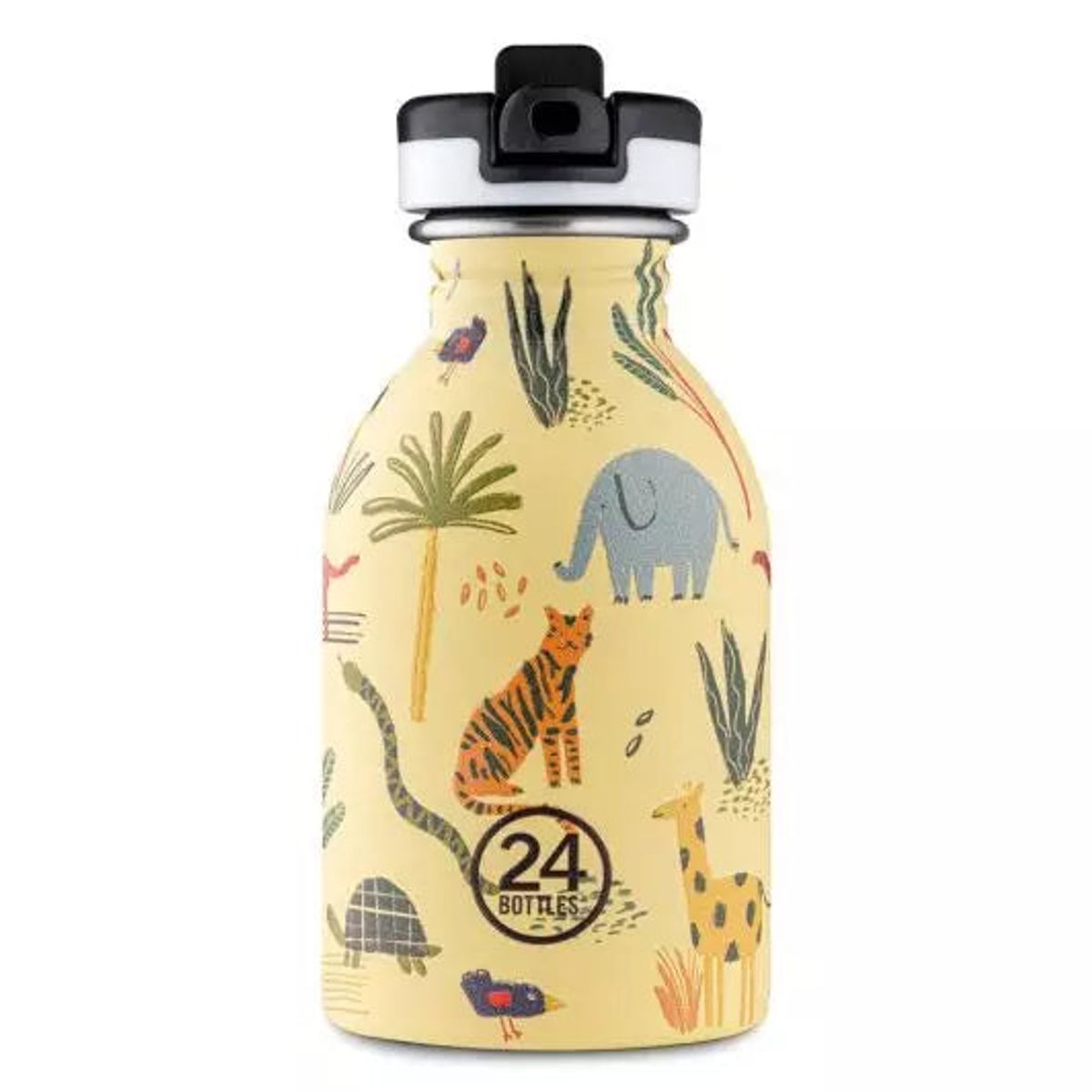 24Bottles - Urban Drikkedunk Børn 250 Ml - Jungle Friends