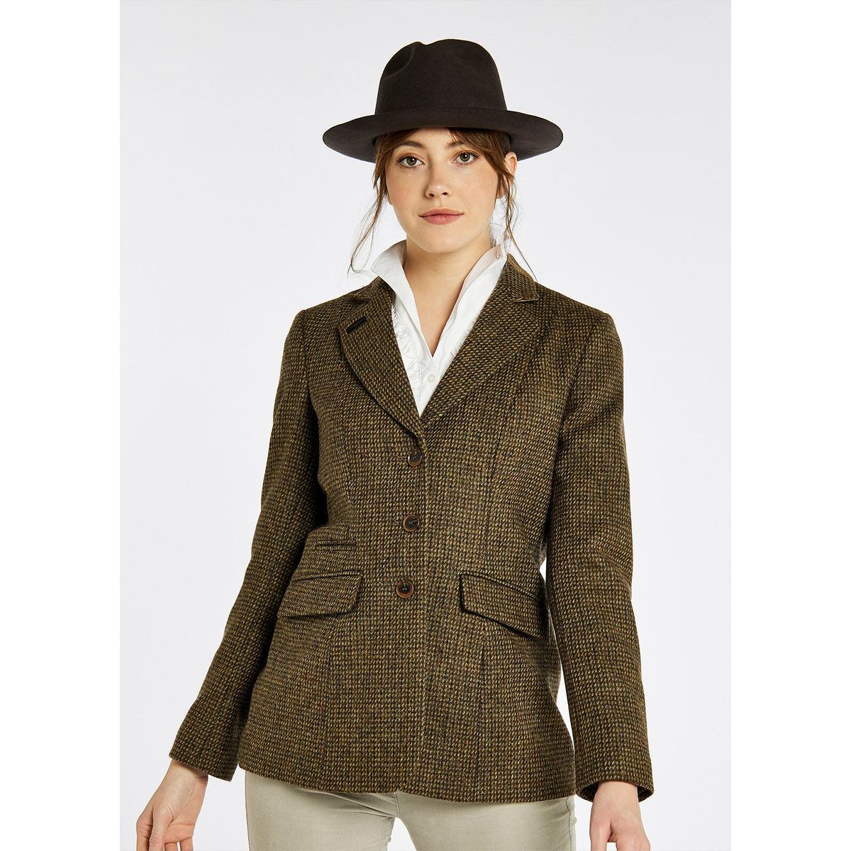 Darkhedge Ladies Tweed Jacket - Heath - 42 (UK16)