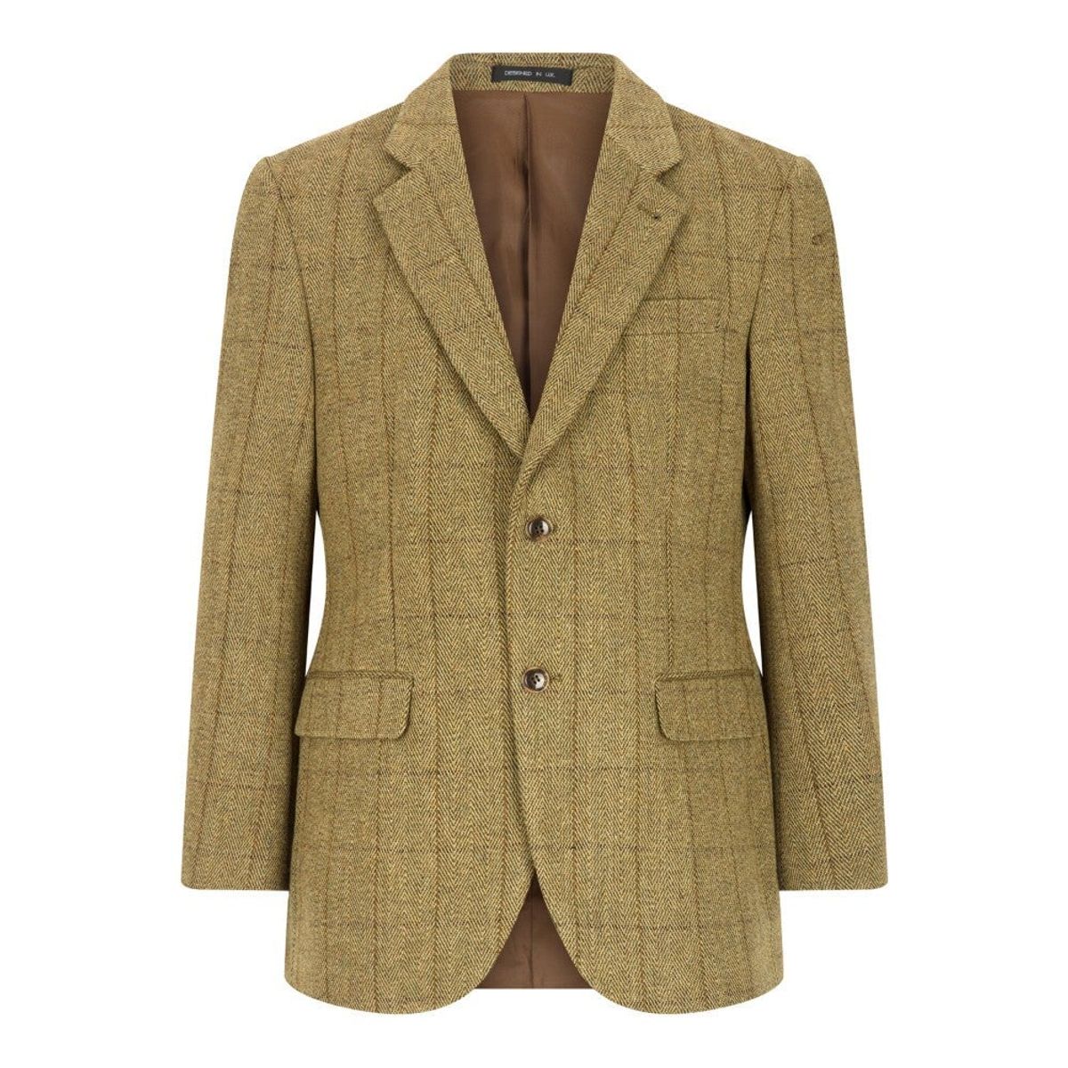 Windsor mens blazer, tweed, lys salvie - 4XL (UK50/EU60)