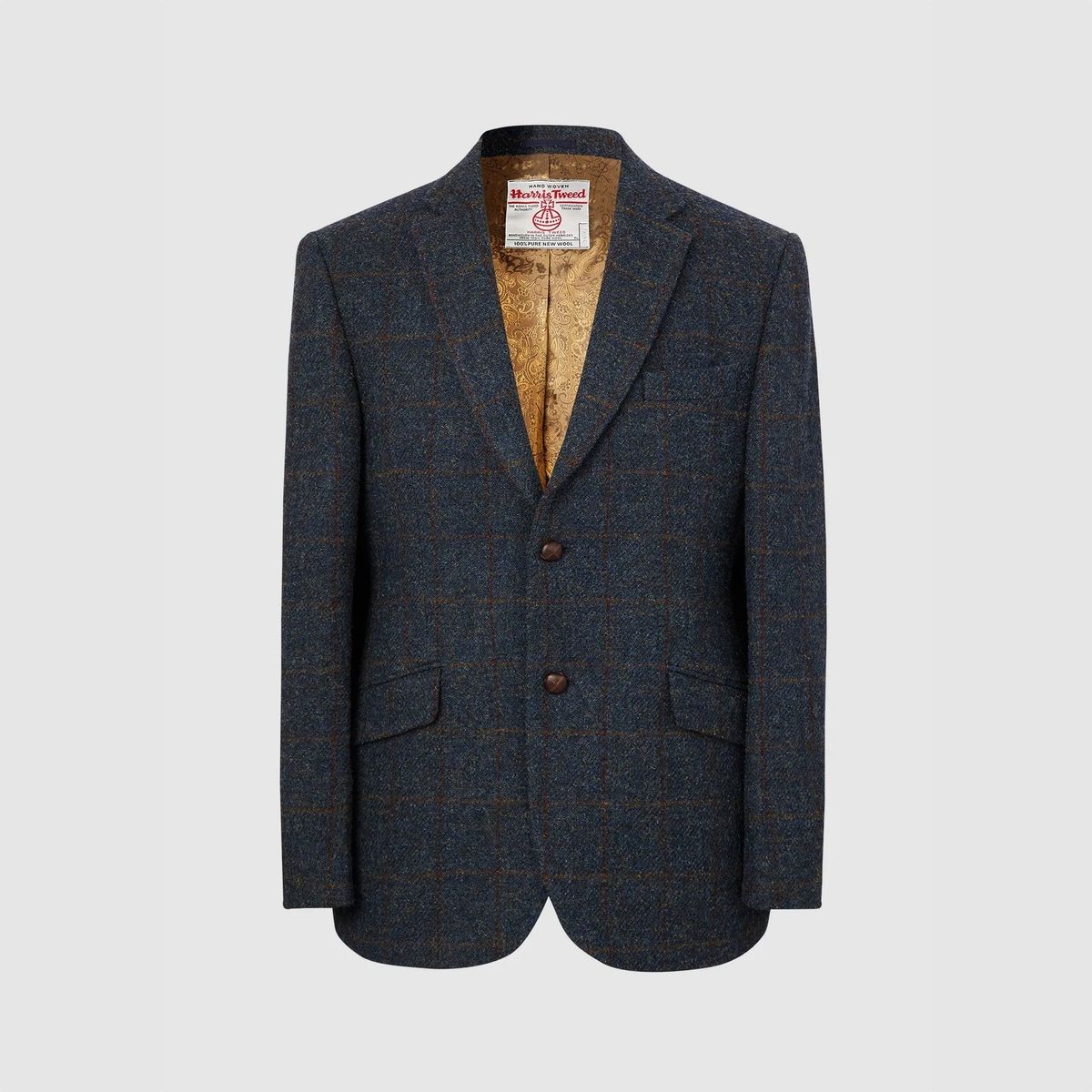 Patrick blazer, blue multi check, Harris Tweed - 42 UK