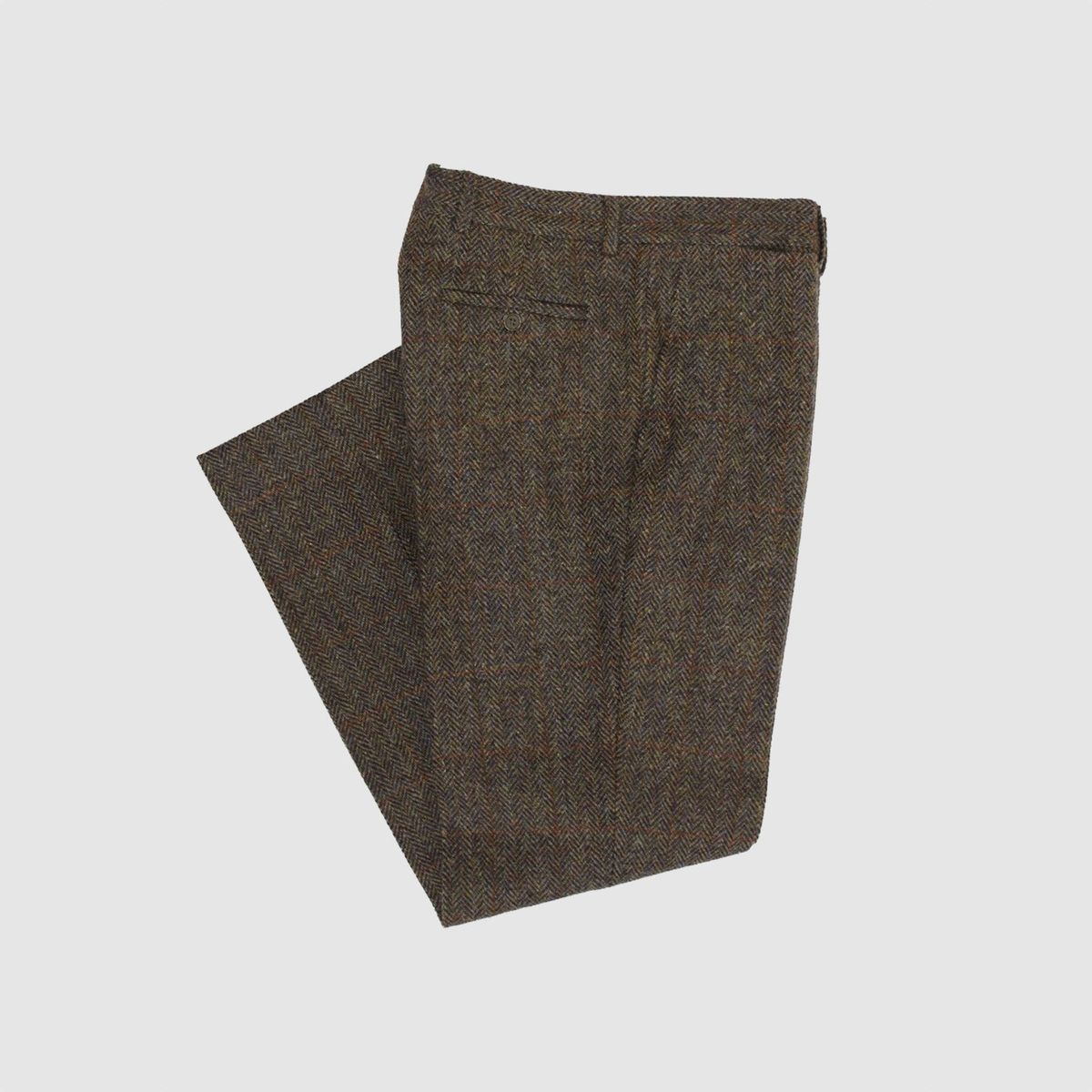 Nicholas herrebuks, brun, Harris Tweed - 36 UK