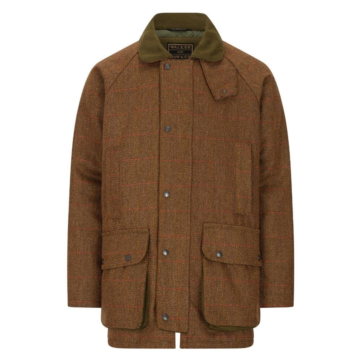 Barlaston Tweed Country Jacket, kaffebrun - M