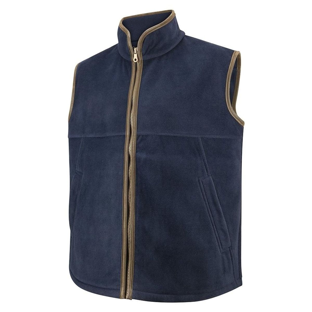 Stenton Marineblå Fleece Gilet vest - 3XL