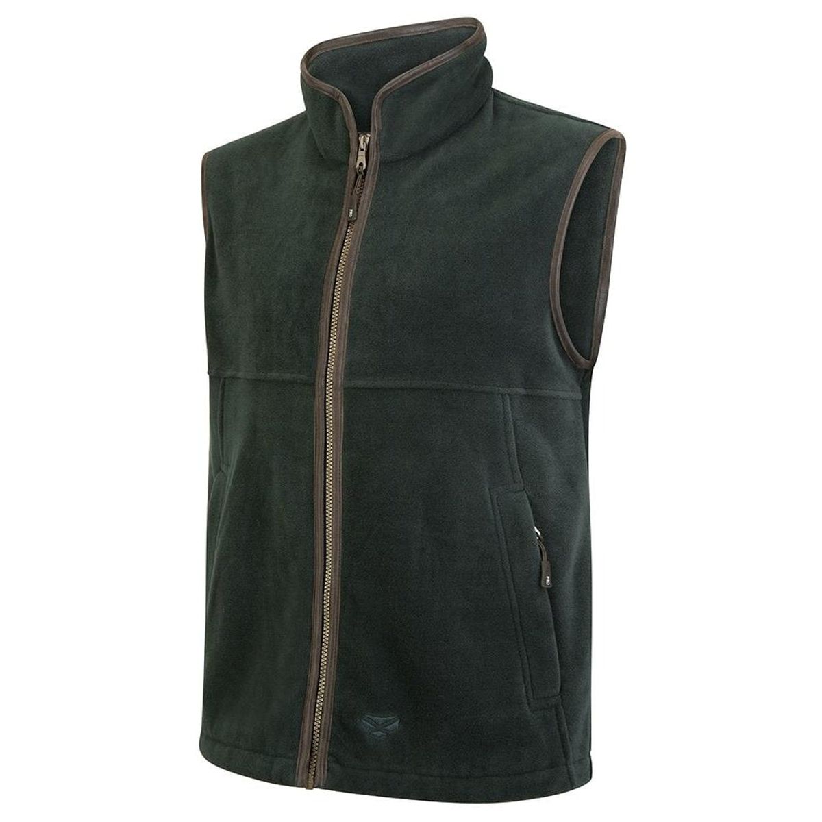 Stenton Grøn Fleece Gilet vest - M