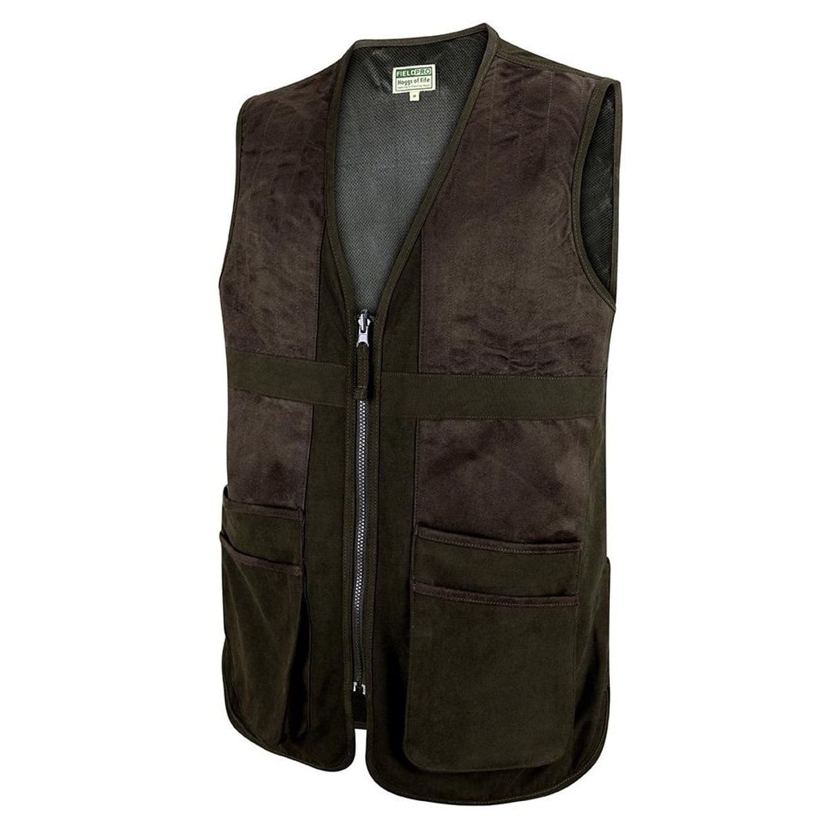 Struther Shooting Vest, skydevest, mørk grøn - S