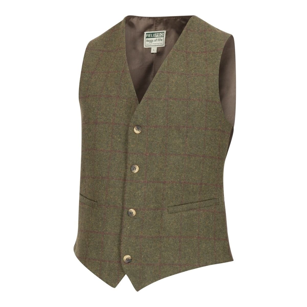 Tummel tweed formal waistcoat vest - 46 (XXL)