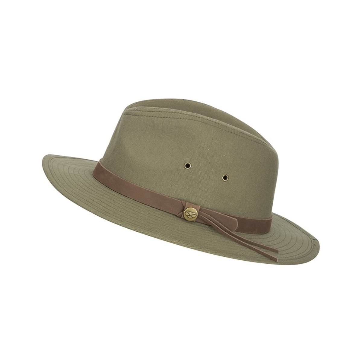 Panmure Canvas Foldable Hat, khaki, (with carry bag) - XS (54cm)