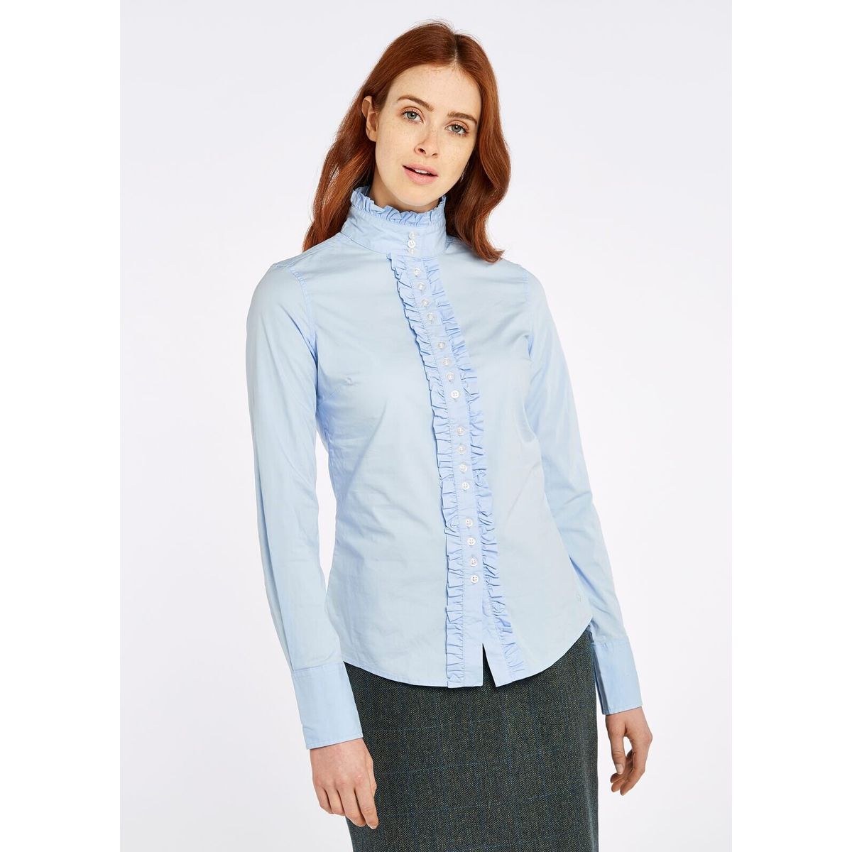 Chamomile ladies shirt, skjorte, blå - 42 (UK16)