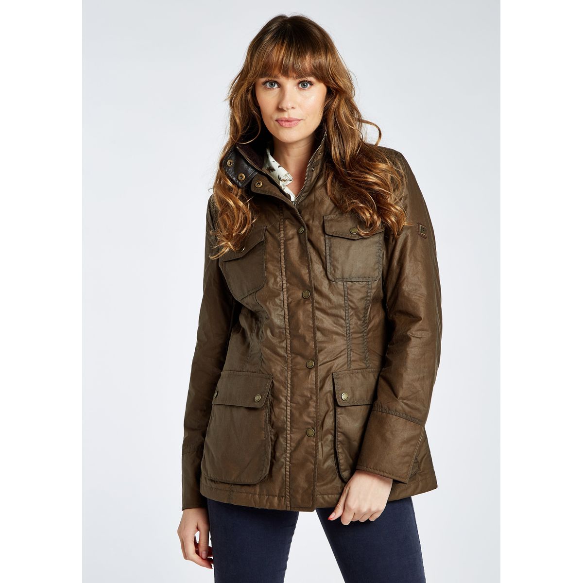 Munsboro Ladies Waxed Jacket PRIMALOFT, ginger - 40 (UK14)