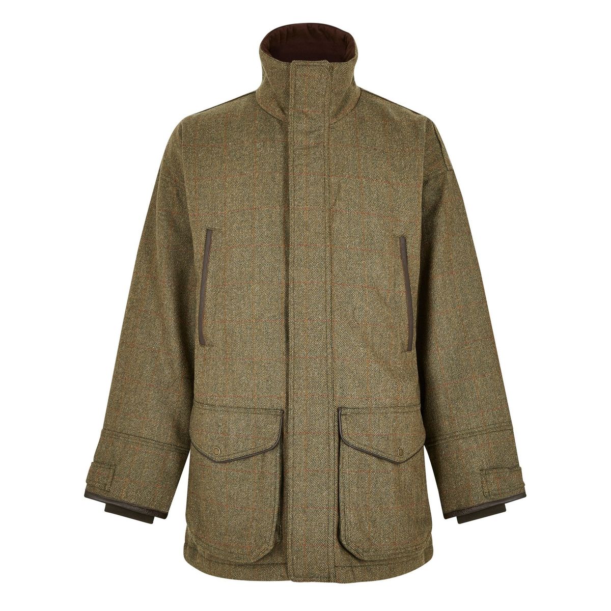 Ballinturbet Mens Tweed Shooting Coat GORE-TEX, Cedar - 3XL