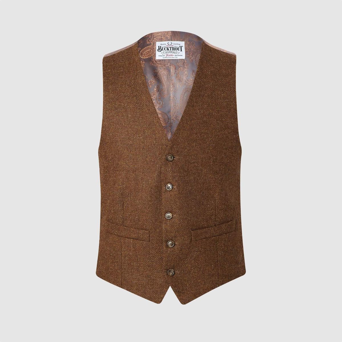 Iain vest, tobacco, Yorkshire Tweed - 50R UK