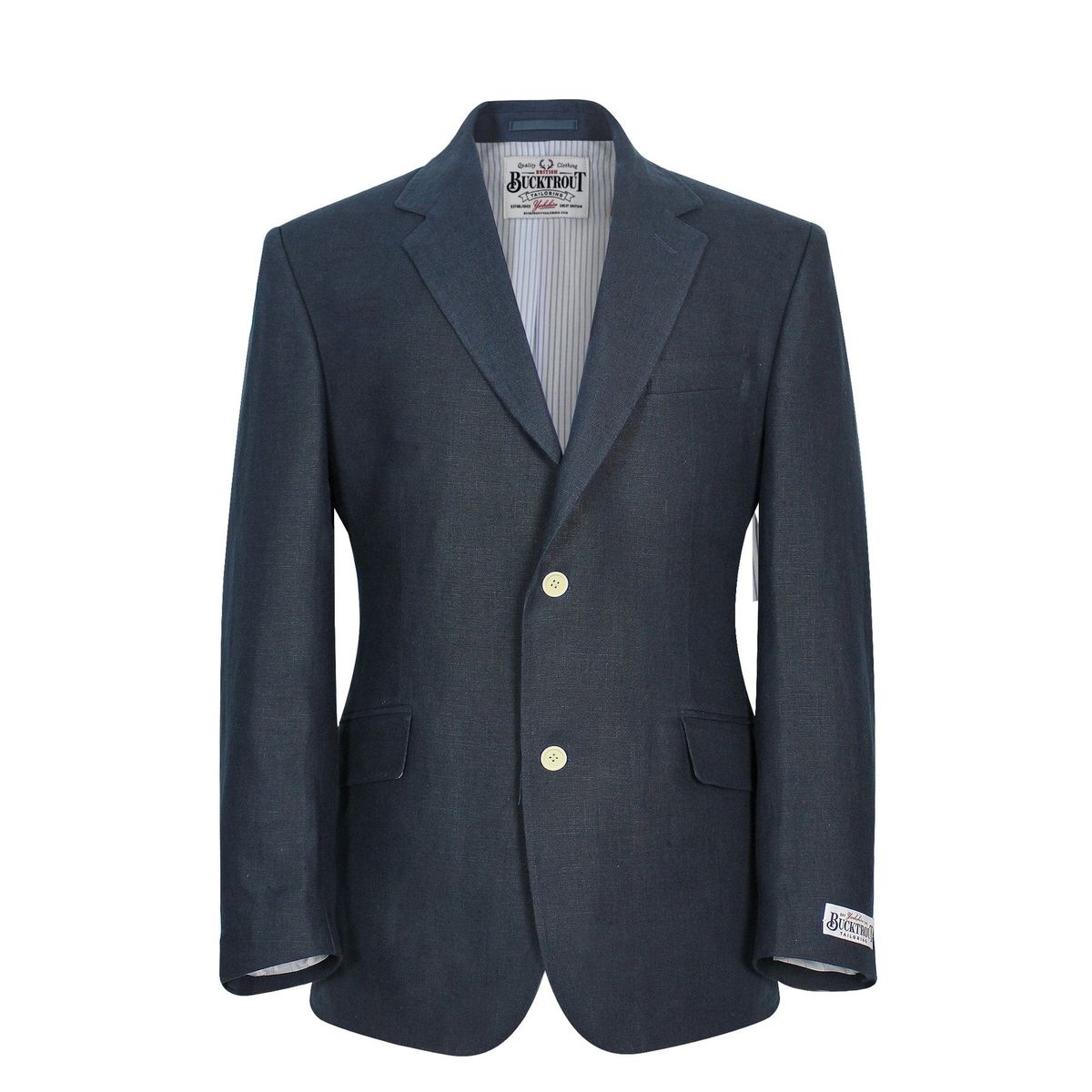 Helmsley Mens Jacket Linen, navyblå hør linned - 36UK/46EU