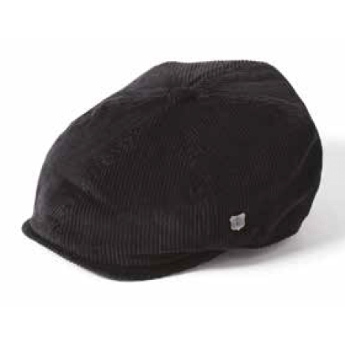 Hudson Cord Newsboy Hat - sort fløjl - 60 (large)