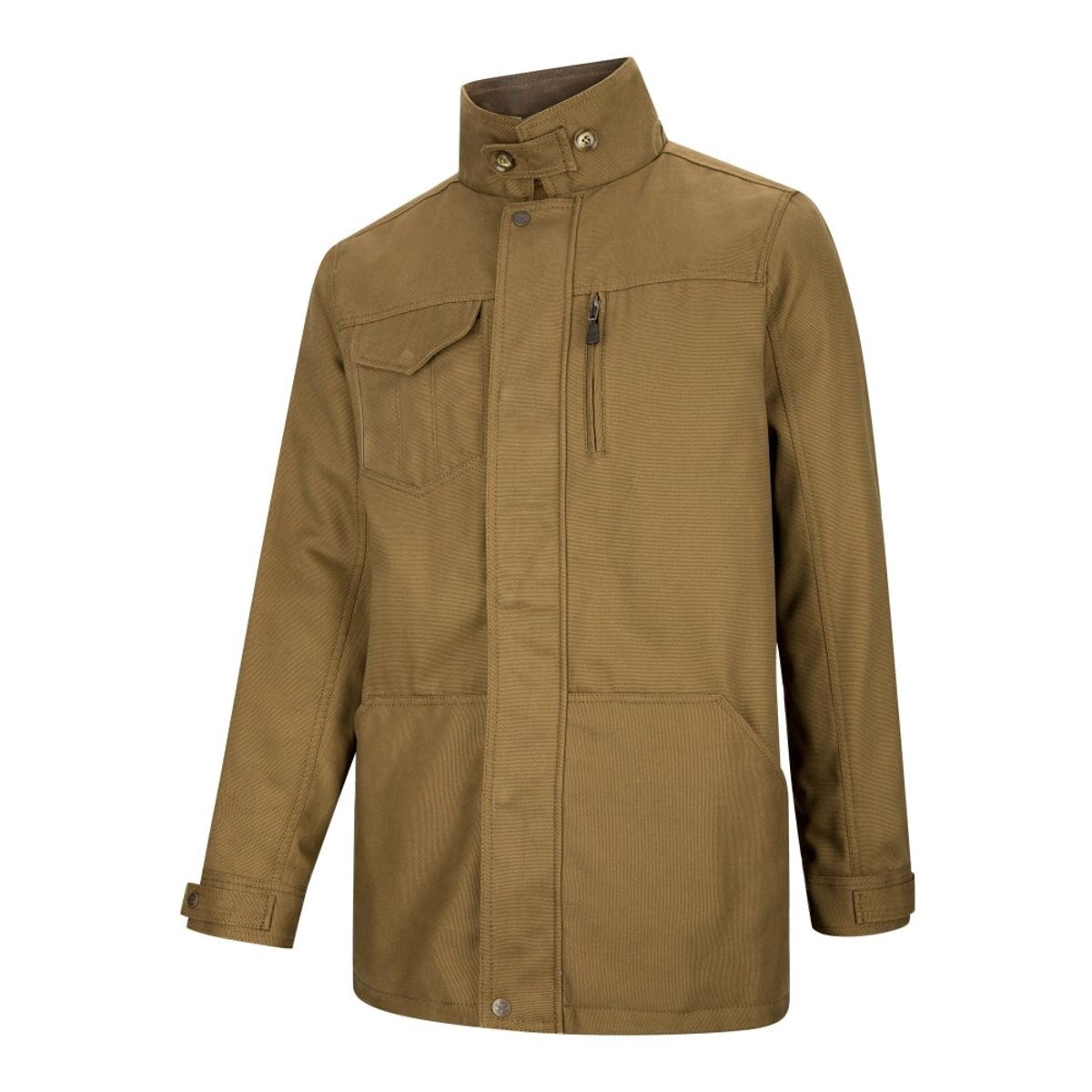 Stewarton Canvas Coat fritidsjakke med ternet for - M