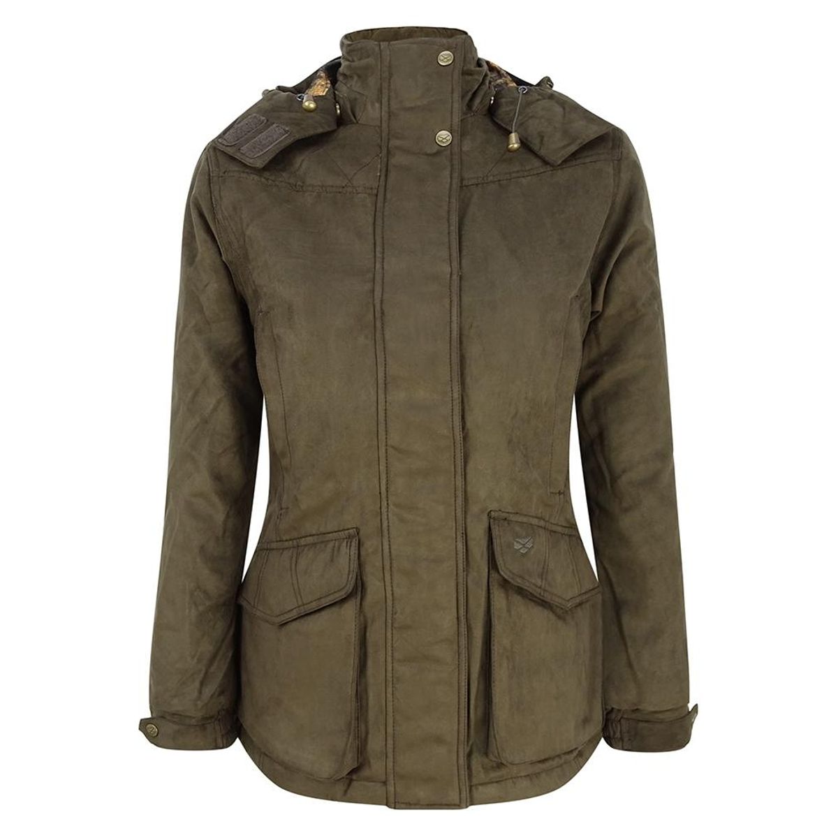 Rannoch Ladies Hunting Jacket jagtjakke, brungrøn - XXL (18)