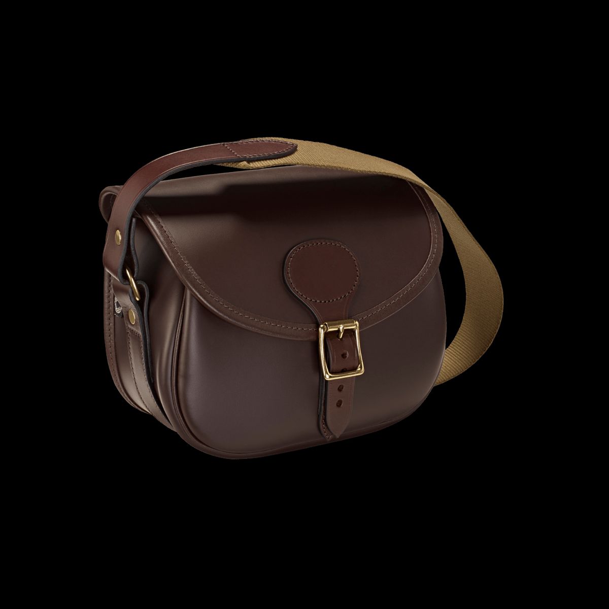 CROOTS Byland Cartridge Bag, læder, oxblood - 75 patroner