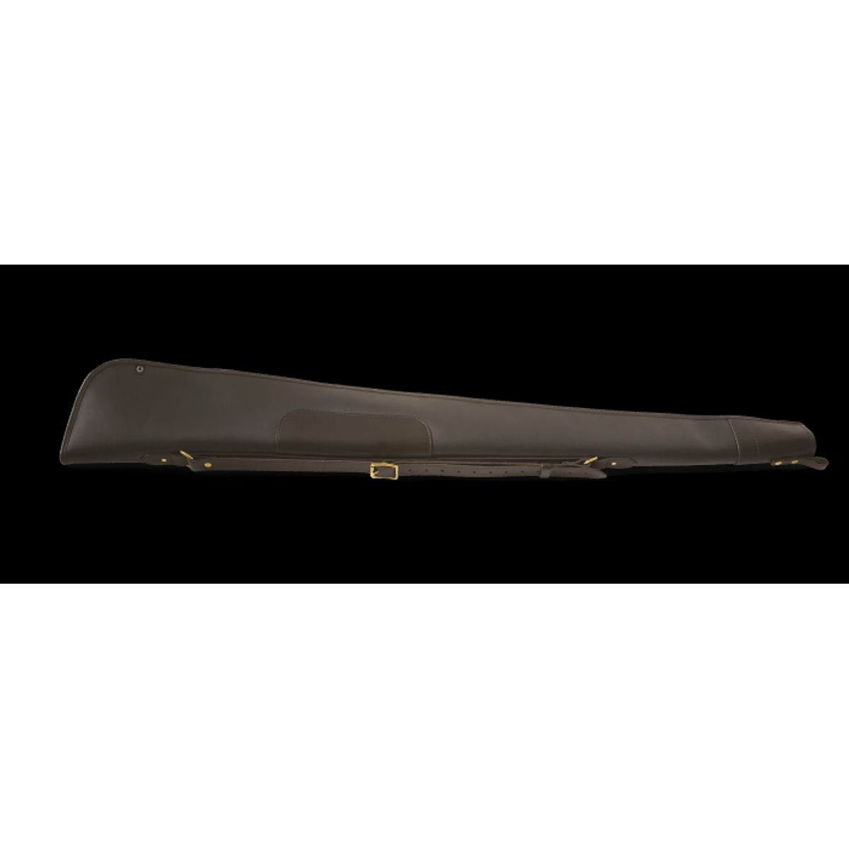 CROOTS Byland Shotgun Slip zip only, læder, dark havana - 30"