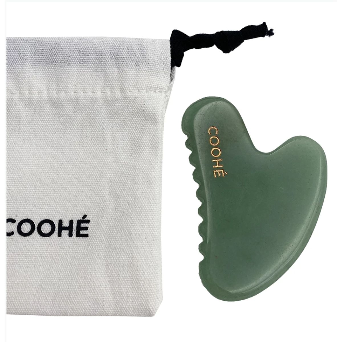 Coohé Gua Sha Jade Green