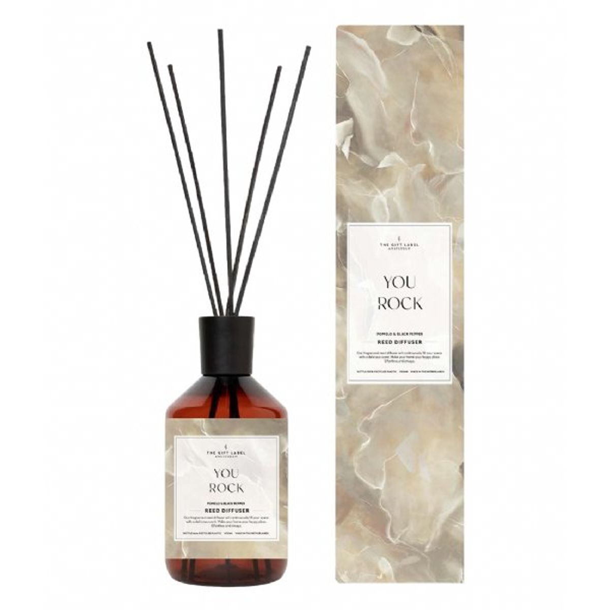 The Gift Label Reed Diffuser You Rock