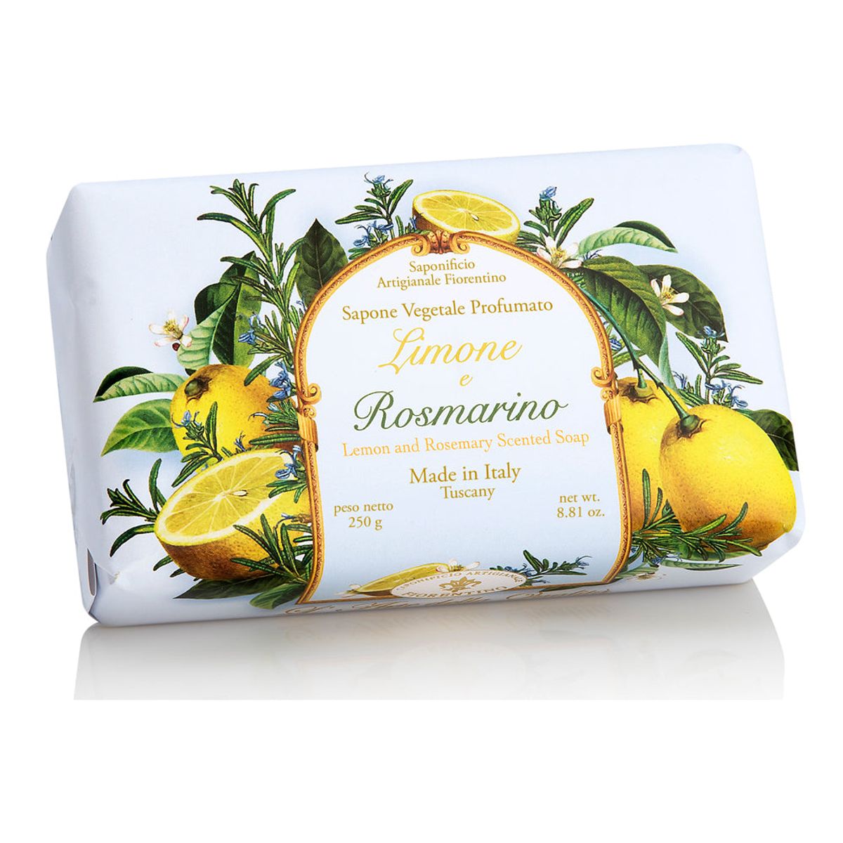 ITALIENSK FIORENTINO HÅNDSÆBE, Limone e Rosmarino 250 g