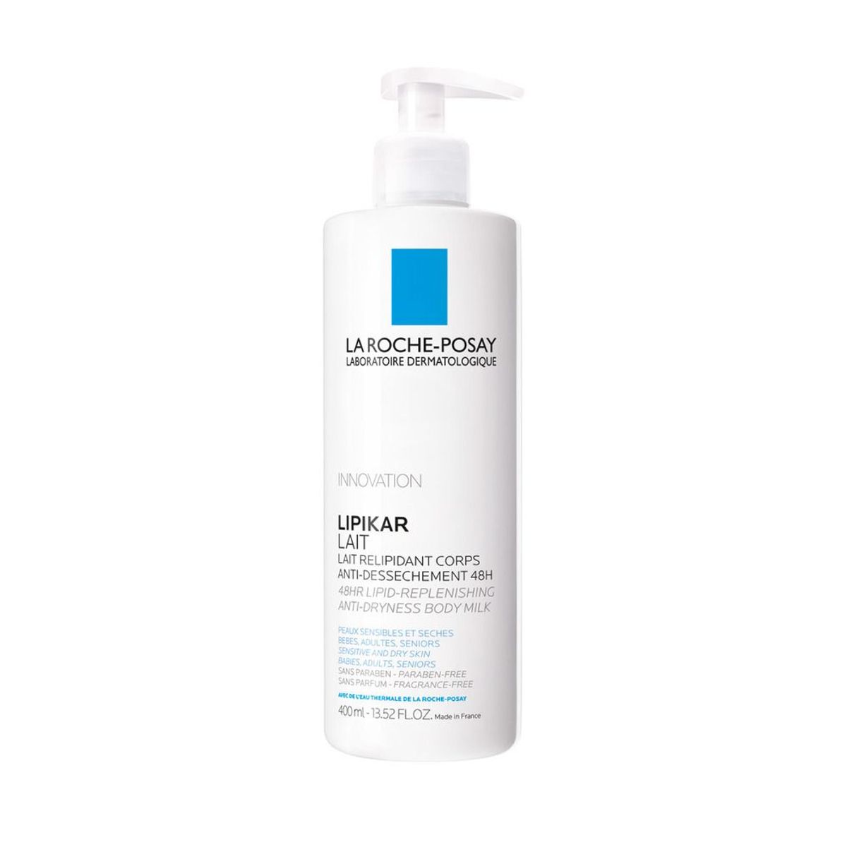 La Roche-Posay LIPIKAR Fluide 400ml - til normal hud Flakon m/ pumpe 400 ml