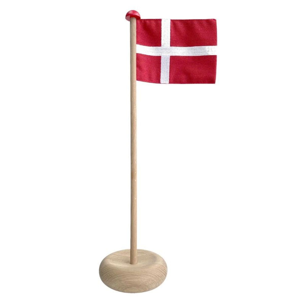 Dansk Novoform bordflag i egetræ