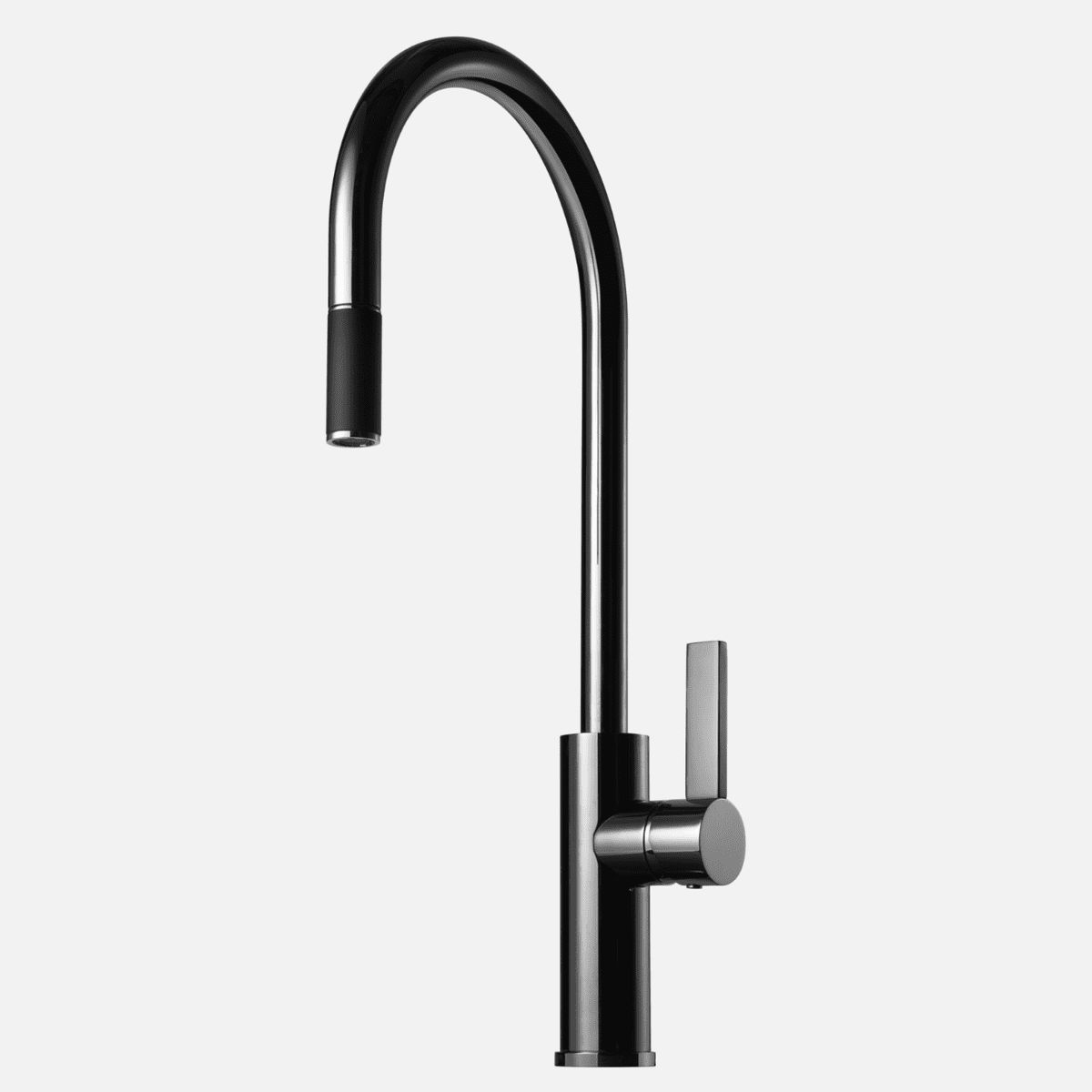 Tapwell ARM185 køkkenarmatur m/udtræk - black chrome