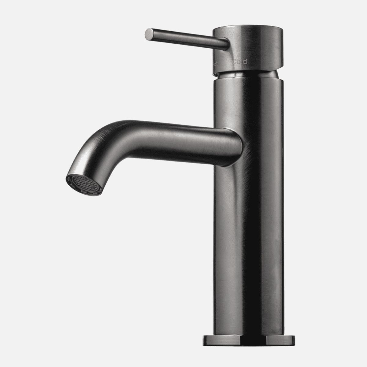 Tapwell EVM072 håndvaskarmatur - brushed black chrome