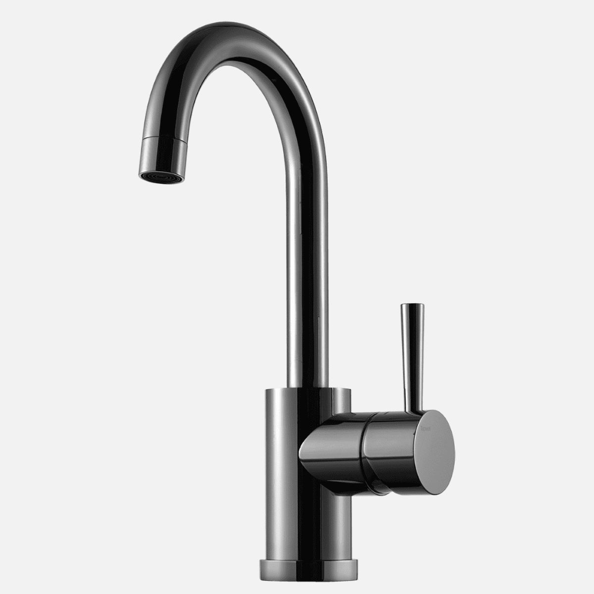 Tapwell EVO078 et-grebs håndvaskarmatur - black chrome