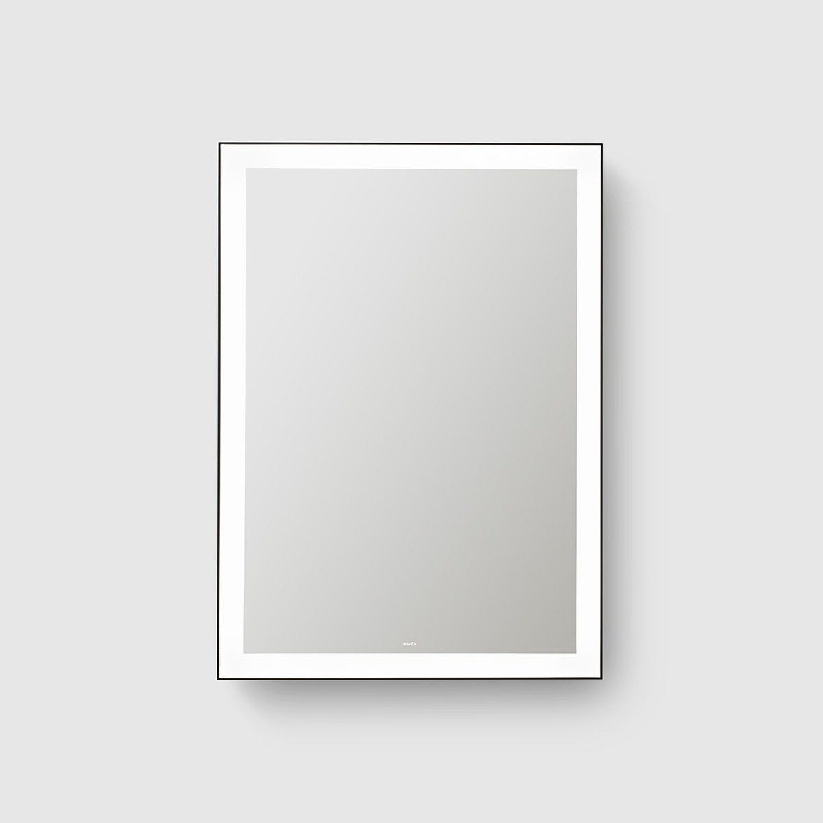 HAVEN M5 Frame 50x70cm spejl med belysning - white