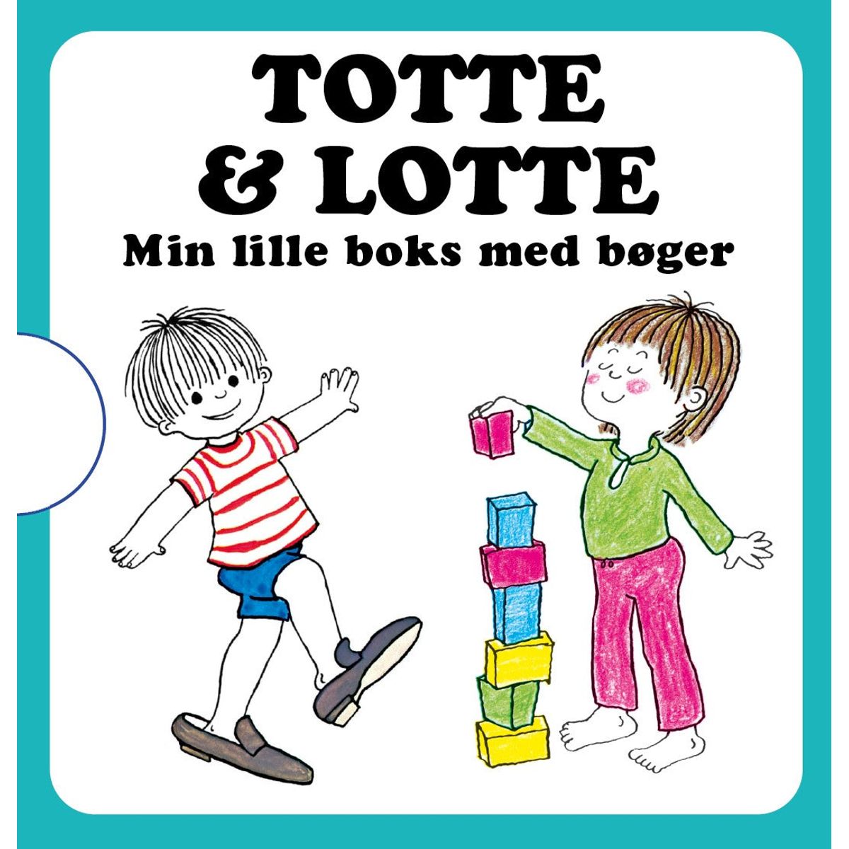 Totte & Lotte: Min lille boks med 4 bøger