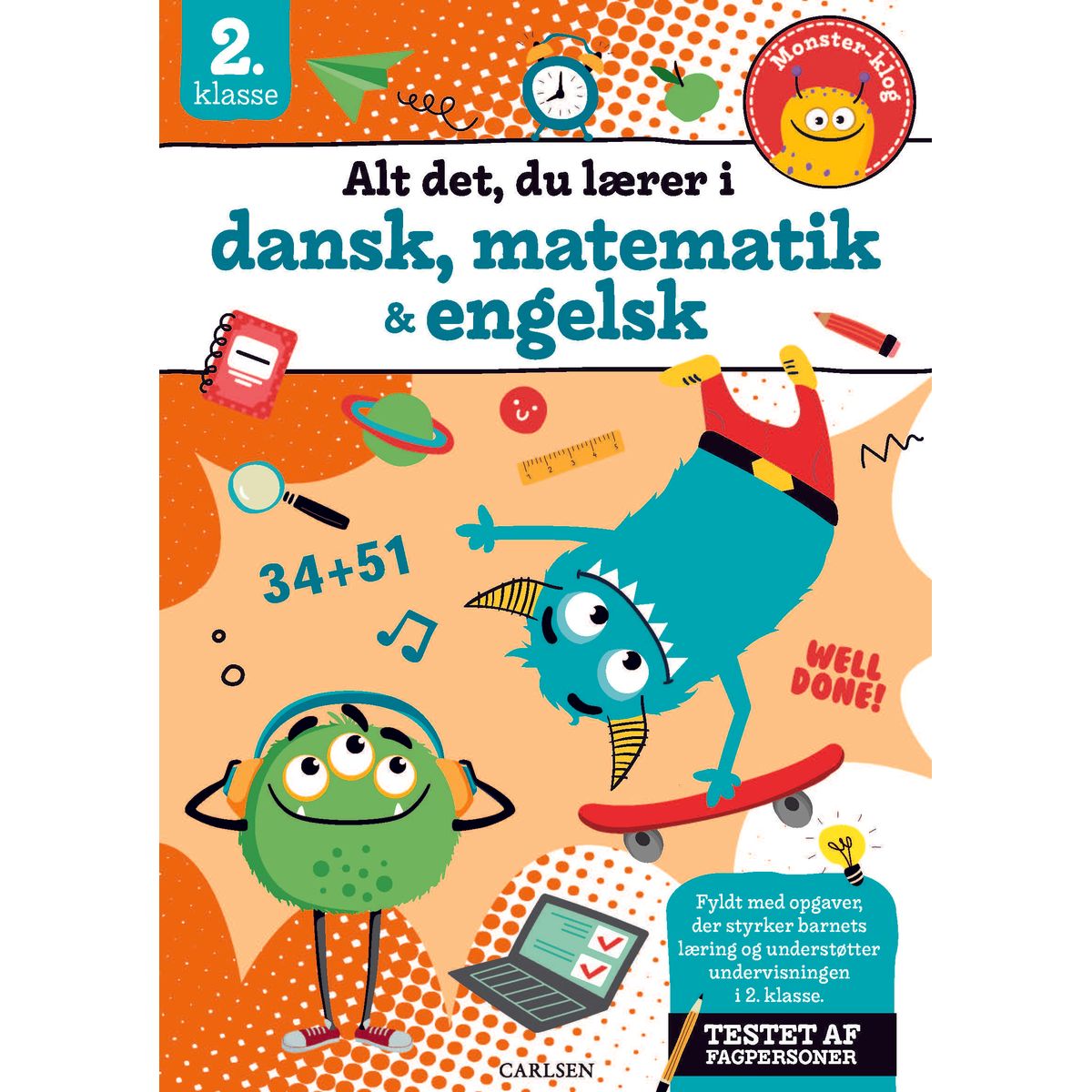 Alt det, du lærer i dansk, matematik & engelsk - 2. klasse