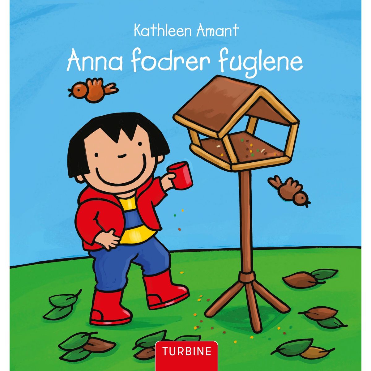 Anna fodrer fuglene