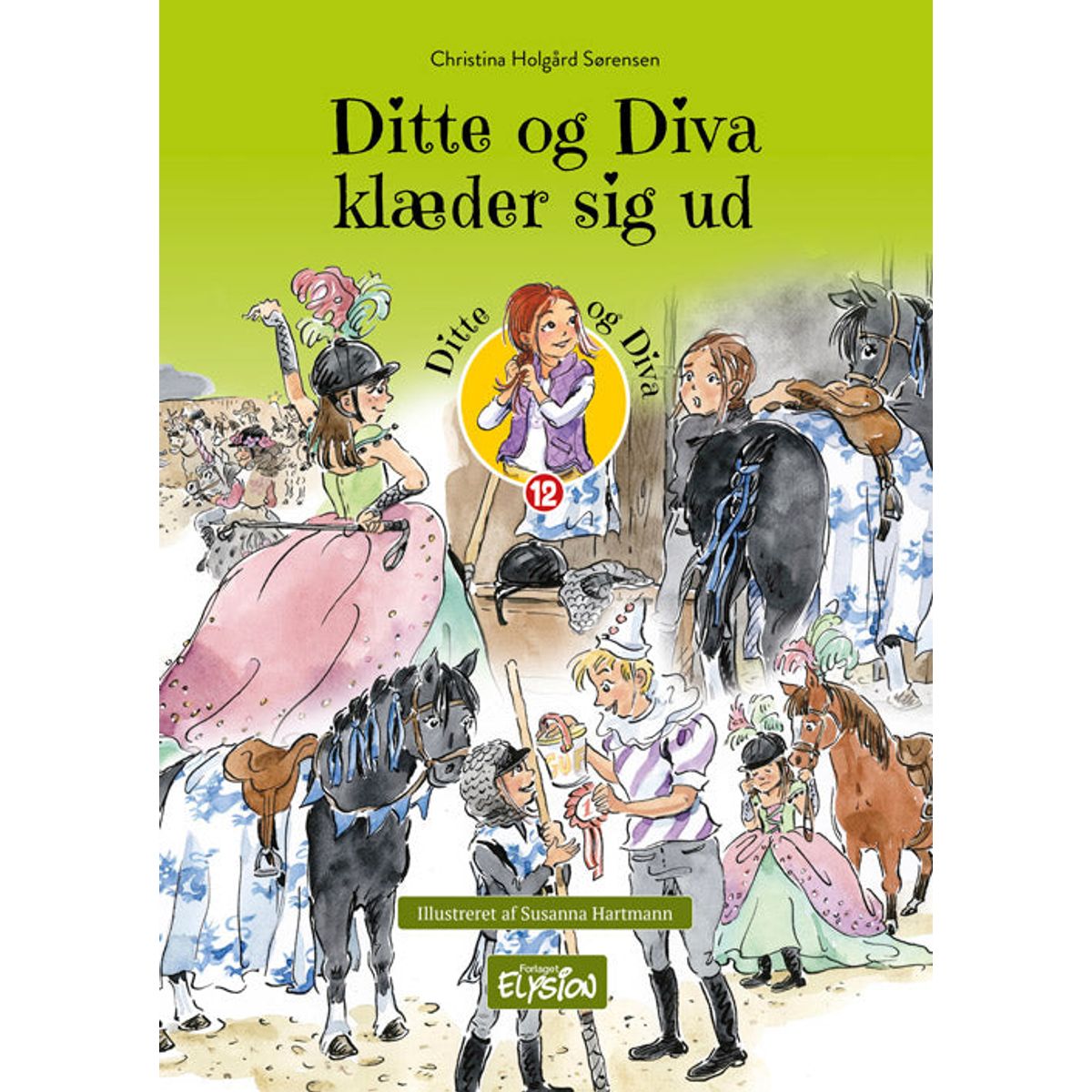 Ditte og Diva klæder sig ud