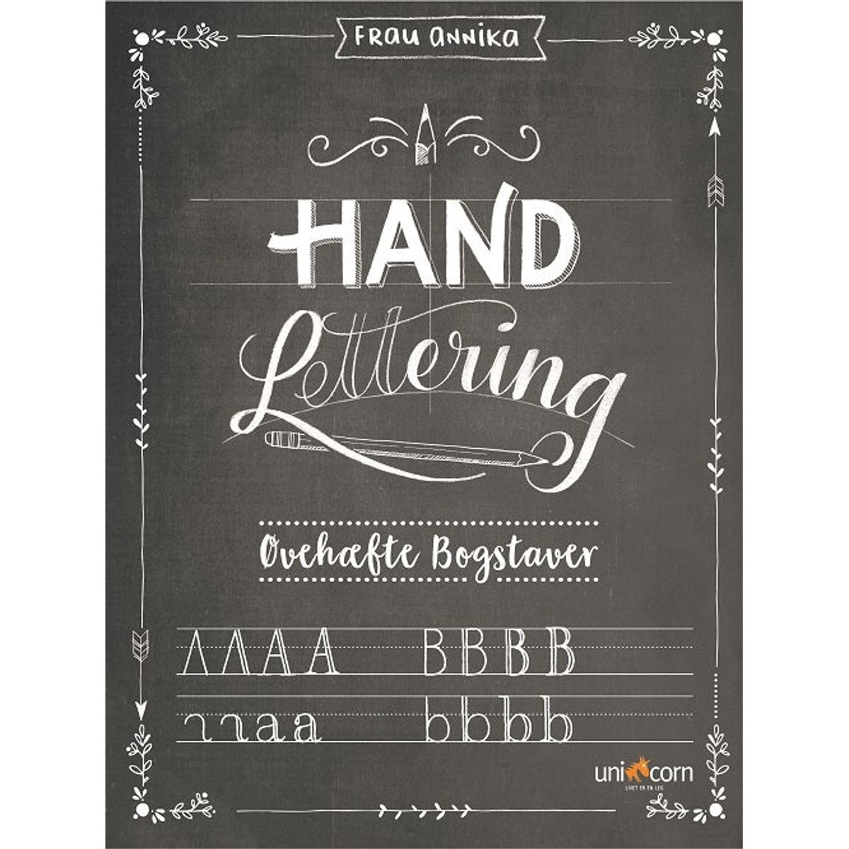 Hand Lettering Øvehæfte Bogstaver