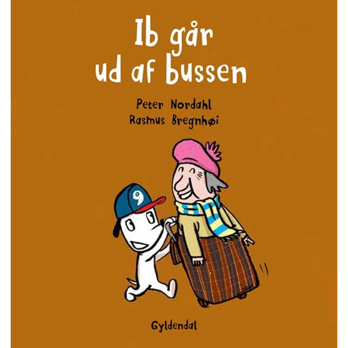 Ib går ud af bussen