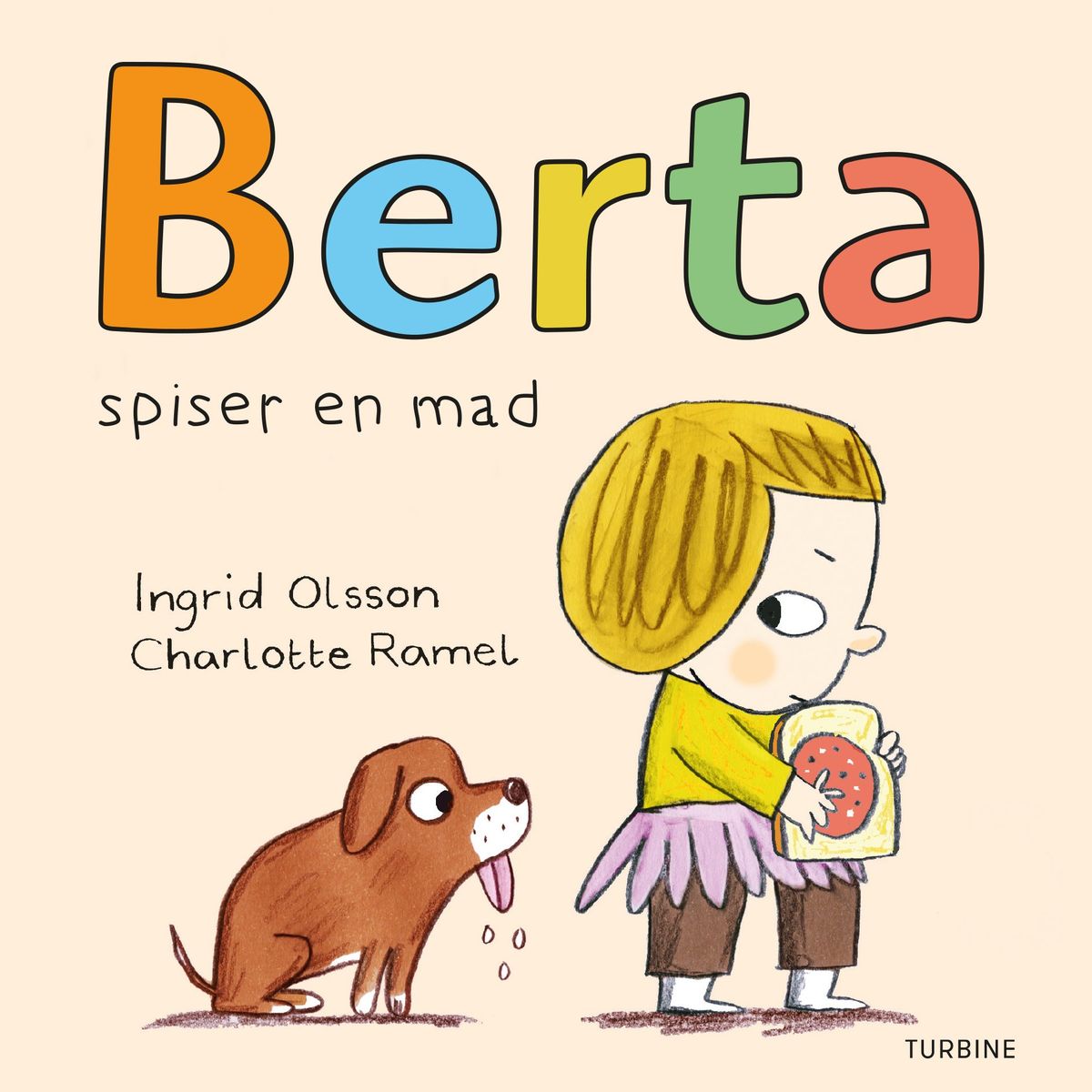 Berta spiser en mad