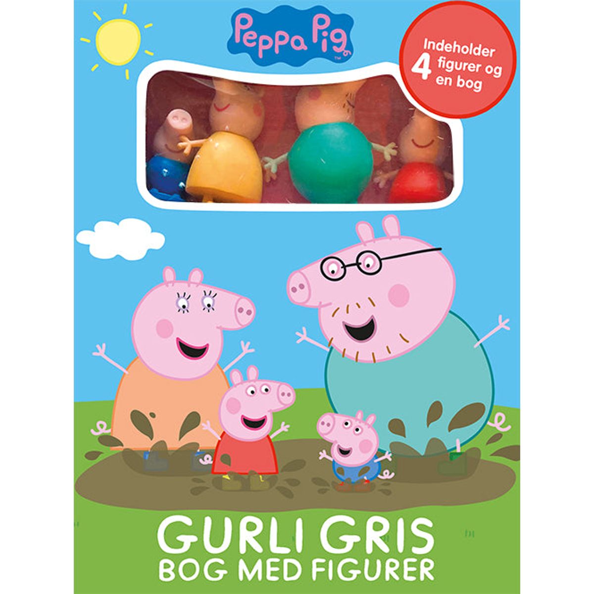 Peppa Pig - Gurli Gris - Bog med figurer