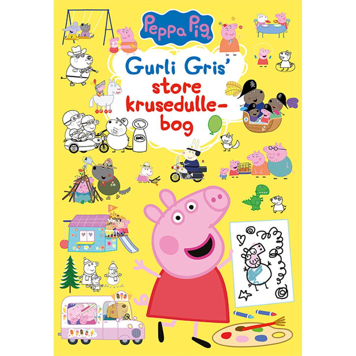 Peppa Pig - Gurli Gris store krusedullebog