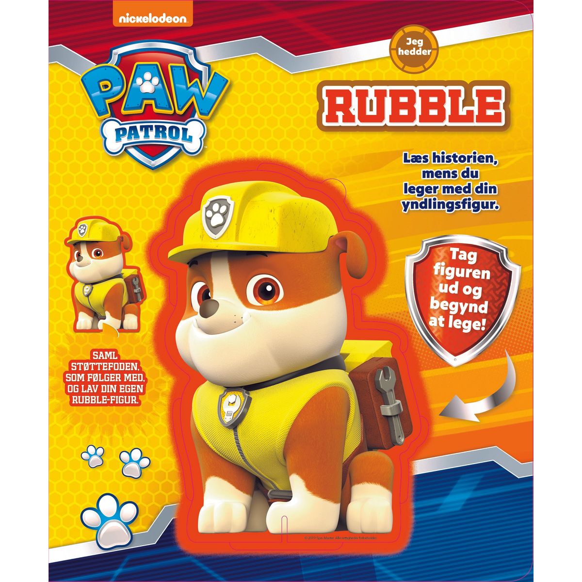 Nickelodeon Paw Patrol Rubble - Figur og historie